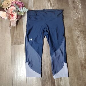 Under Armour Heat Gear Compression Pants Women's Size Large Colorblock Legging